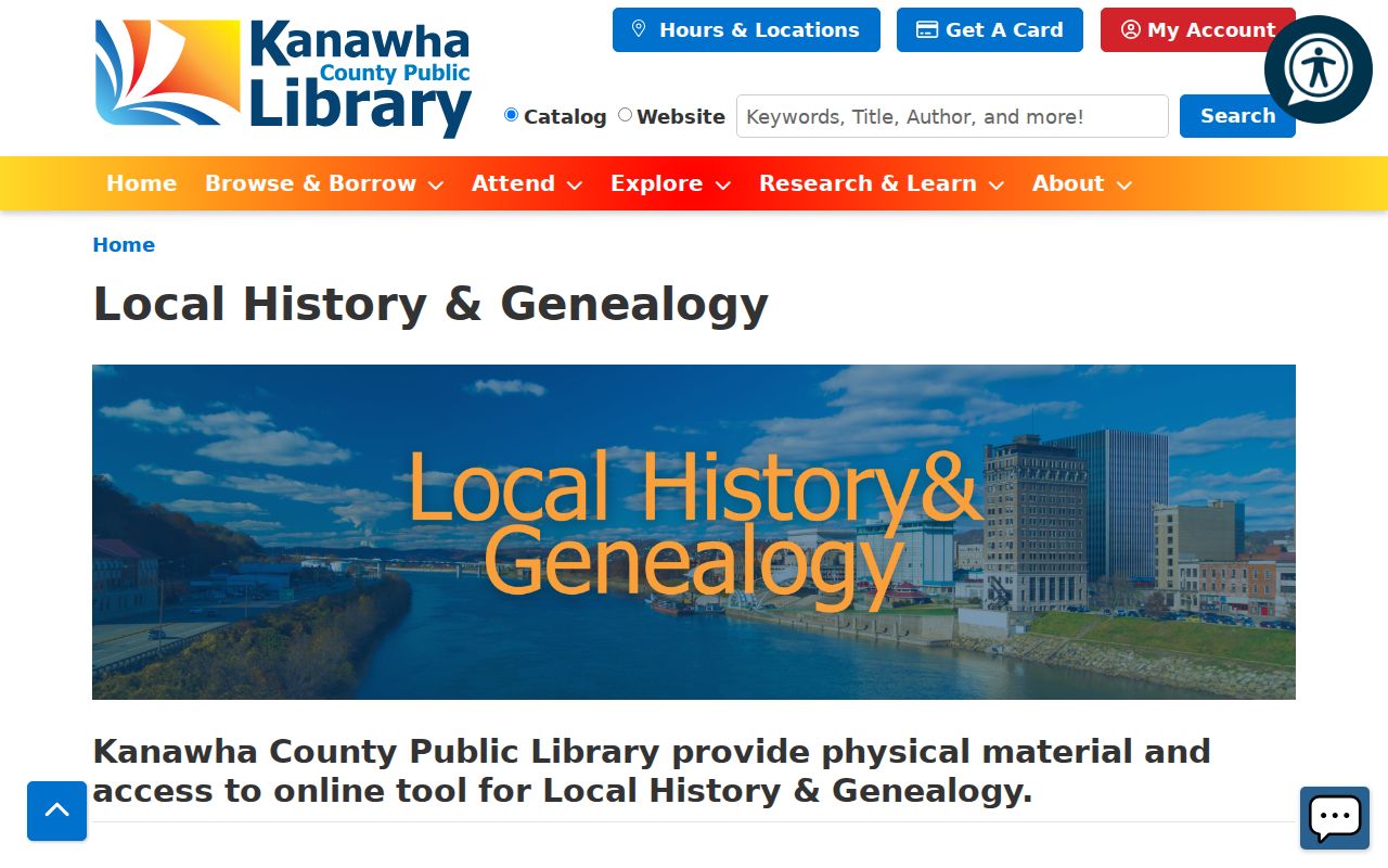 Charleston property records address history in Kanawha County library genealogy resources